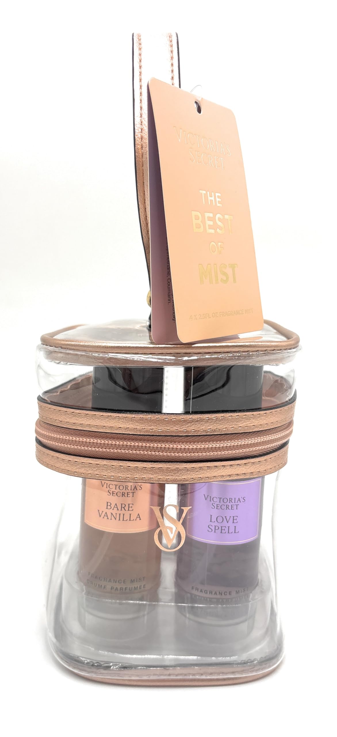 Victoria's Secret Best of Mist Gift Set: Love Spell, Bare Vanilla, Pure Seduction, Velvet Petals & Beauty Bag Beauty & Personal Care Victoria's Secret