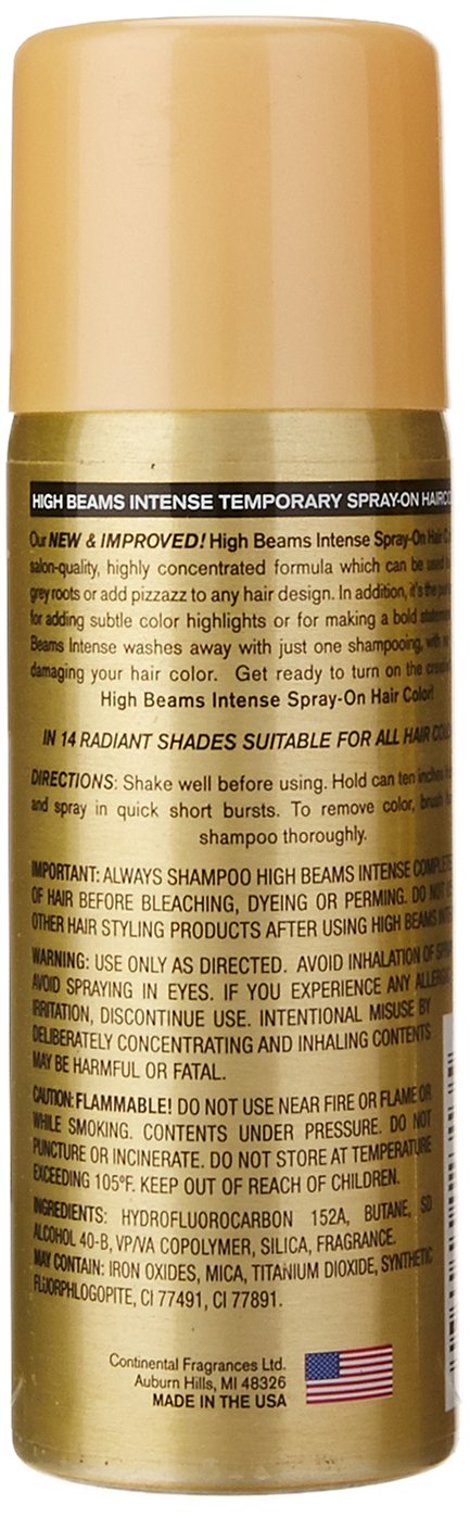 high beams Intense Temporary Spray on Hair Color, Natural Blonde, 2.7 Ounce Beauty & Personal Care high beams