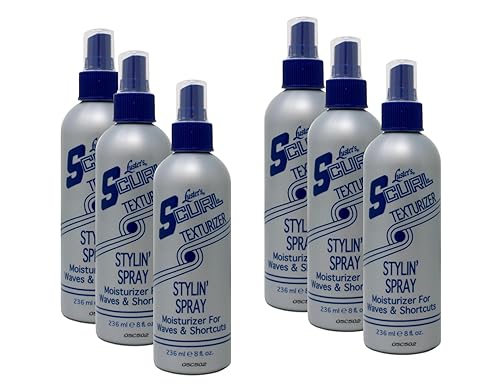 Lusters S-Curl Texturizing 8 Ounce Styling Spray Pump (235ml) (6 Pack) Beauty & Personal Care Luster's
