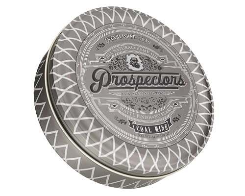 PROSPECTORS Coal Mine Matte Clay Hair Pomade 14 oz Tin Can Beauty & Personal Care PROSPECTORS