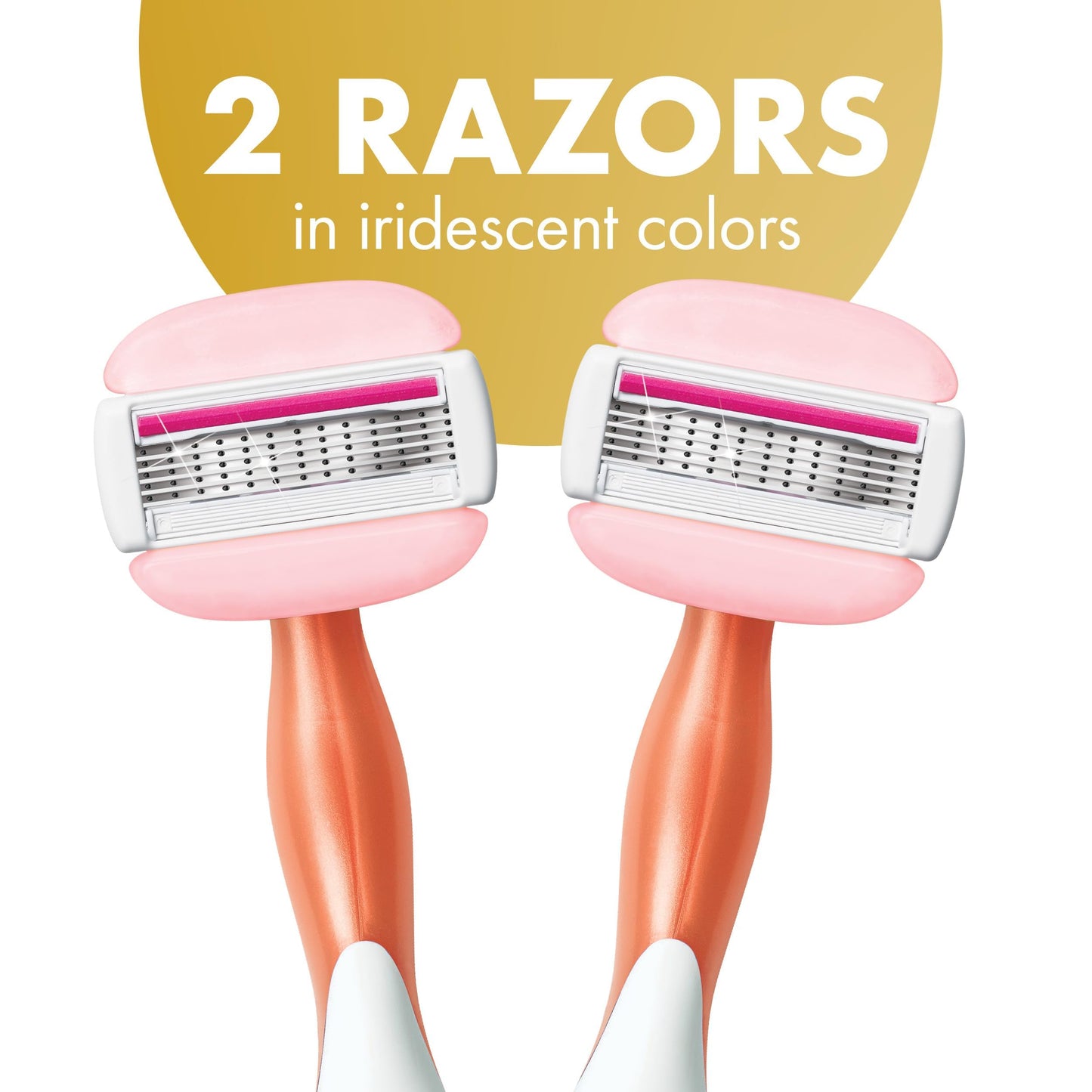 BIC Soleil Glide Disposable Razors for Women, 5 Blades With Shea Butter Moisture Bars For a Smooth Glide, 2 Piece Razor Set Beauty & Personal Care BIC