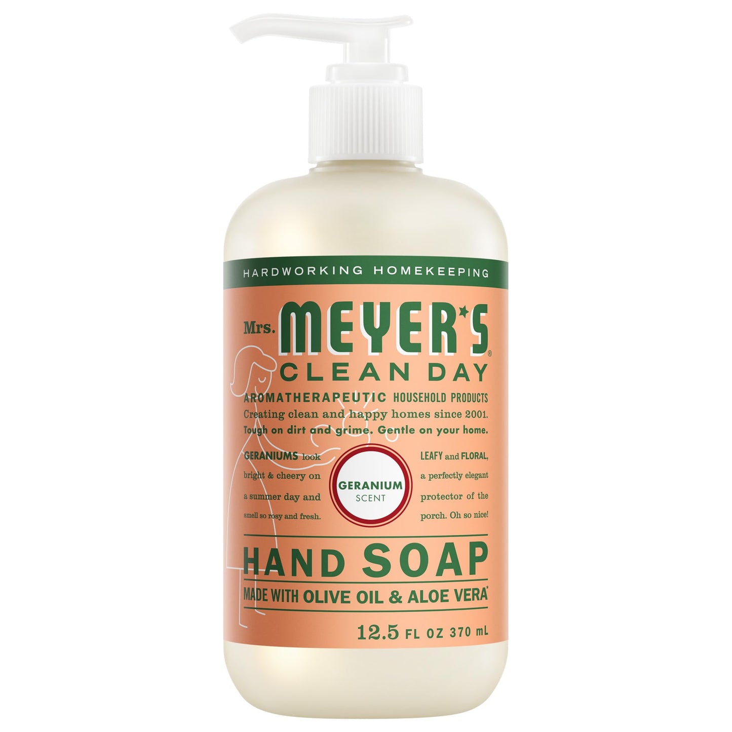MRS. MEYER'S CLEAN DAY Hand Soap, Geranium Scent, 12.5 Fl Oz Bottle Beauty & Personal Care Mrs. MEYER'S