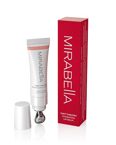 Mirabella Tint Theory Hydrating Lip Balm - Sheer Pink Glossy Lip Balm | Moisturizing with Vitamin E, Jojoba & Sunflower Oil | Lightweight Shine Beauty & Personal Care Mirabella