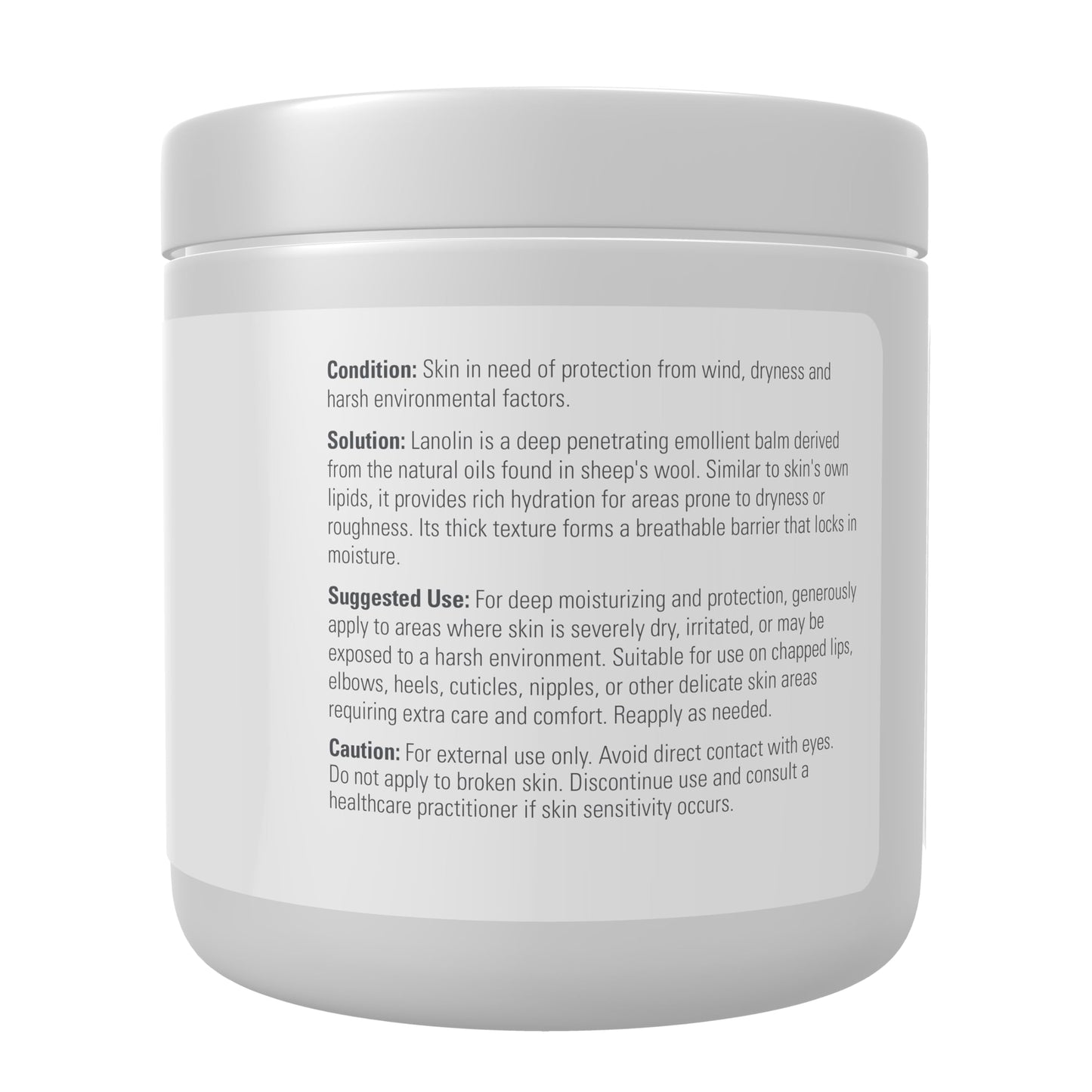 NOW Solutions, Pure Lanolin, Wind and Harsh Environment Skin Protectant, Thick Jelly, For Rough Dry Skin, 7-Ounce Beauty & Personal Care NOW Foods