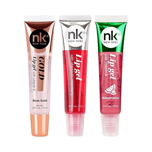 NICKA K NEW YORK Lip Gel, Hydrating, Lightweight, Glides on Effortlessly, Non Sticky Finish Lip Gel Colors Beauty & Personal Care NICKA K NEW YORK