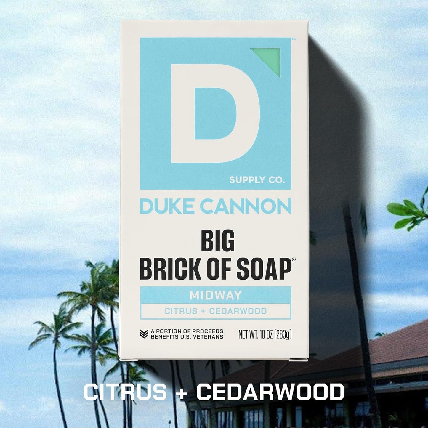 Duke Cannon Supply Co. Extra Large Bar Soap - Men's Natural Soap with Masculine Scents - Citrus + Cederwood - Made in the USA with domestic & globally Beauty & Personal Care Duke Cannon Supply Co.
