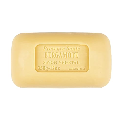 Provence Sante Luxury French Soap Bar - Moisturizing Shea Butter - Triple-milled Bergamot Fragrance, 12 oz Beauty & Personal Care Provence Sante
