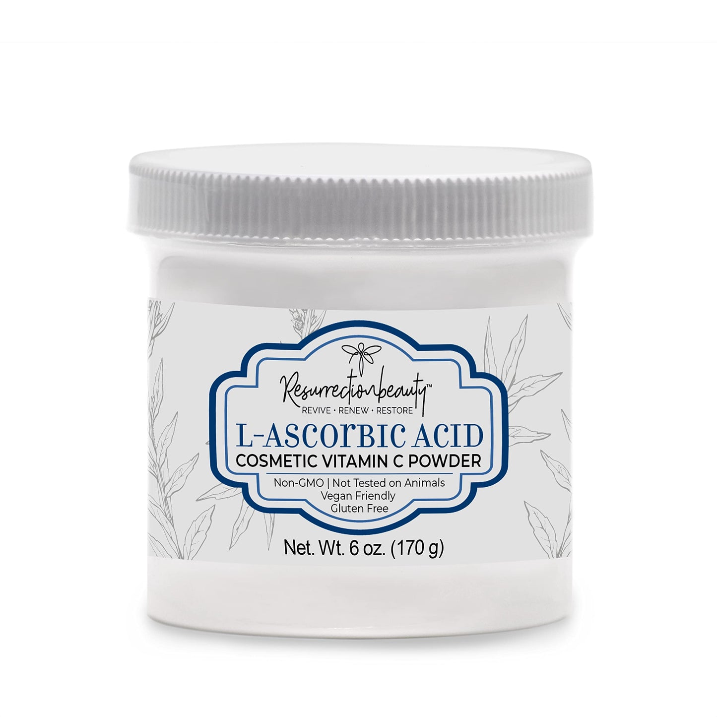 100% Pure L-Ascorbic Acid (Cosmetic Vitamin C Powder for Face) to Make Your Own Premium Beauty Serum, Skincare Mask Treatment, Hyaluronic Serums Beauty & Personal Care RESURRECTIONbeauty