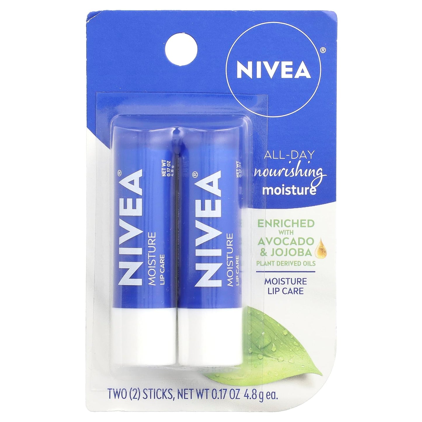 Nivea Original Moisture Lip Balm Dual Pack Beauty & Personal Care NIVEA