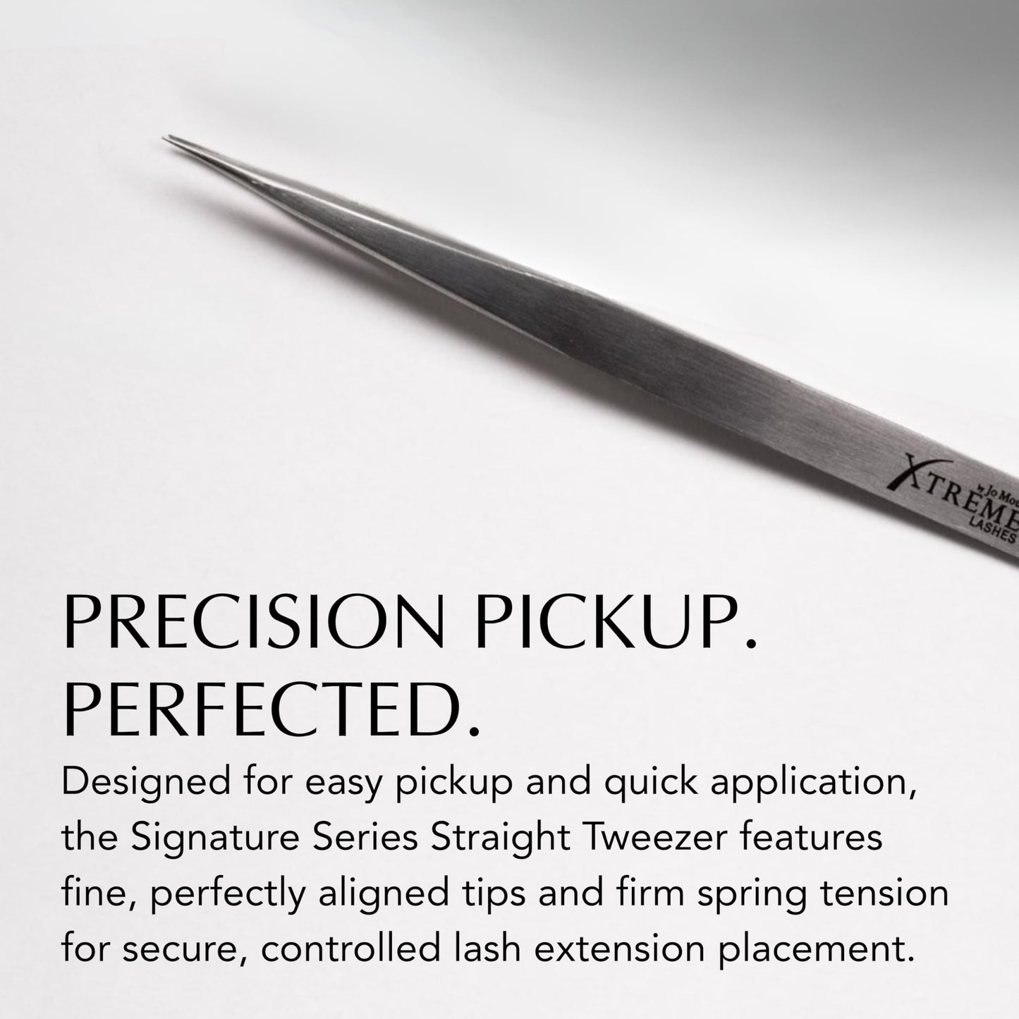 Xtreme Lashes Professional Straight P1-S Tweezer, 5.35 Inches (13.6 CM), Signature Series, Stainless Steel, Spring Tension, Precision Pickup Beauty and Personal Care Xtreme Lashes