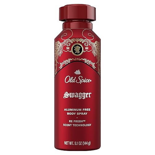 Old Spice Old Spice Aluminum Free Body Spray for Men, Swagger, 5.1 oz, 5.1 ounce Beauty & Personal Care Old Spice