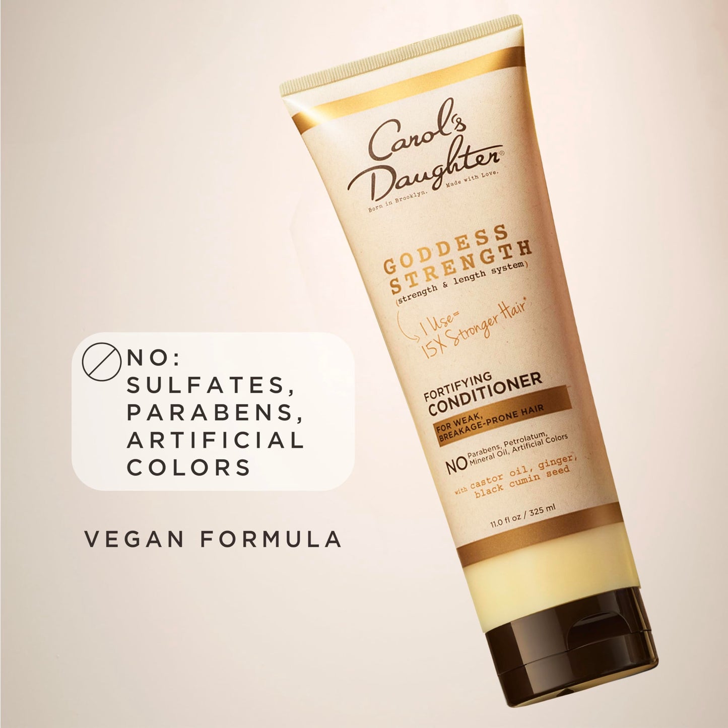 Carol's Daughter Goddess Strength Conditioner 11oz – Sulfate-Free with Castor Oil, Fortifies Weak Wavy, Coily & Curly Hair Beauty & Personal Care Carol's Daughter