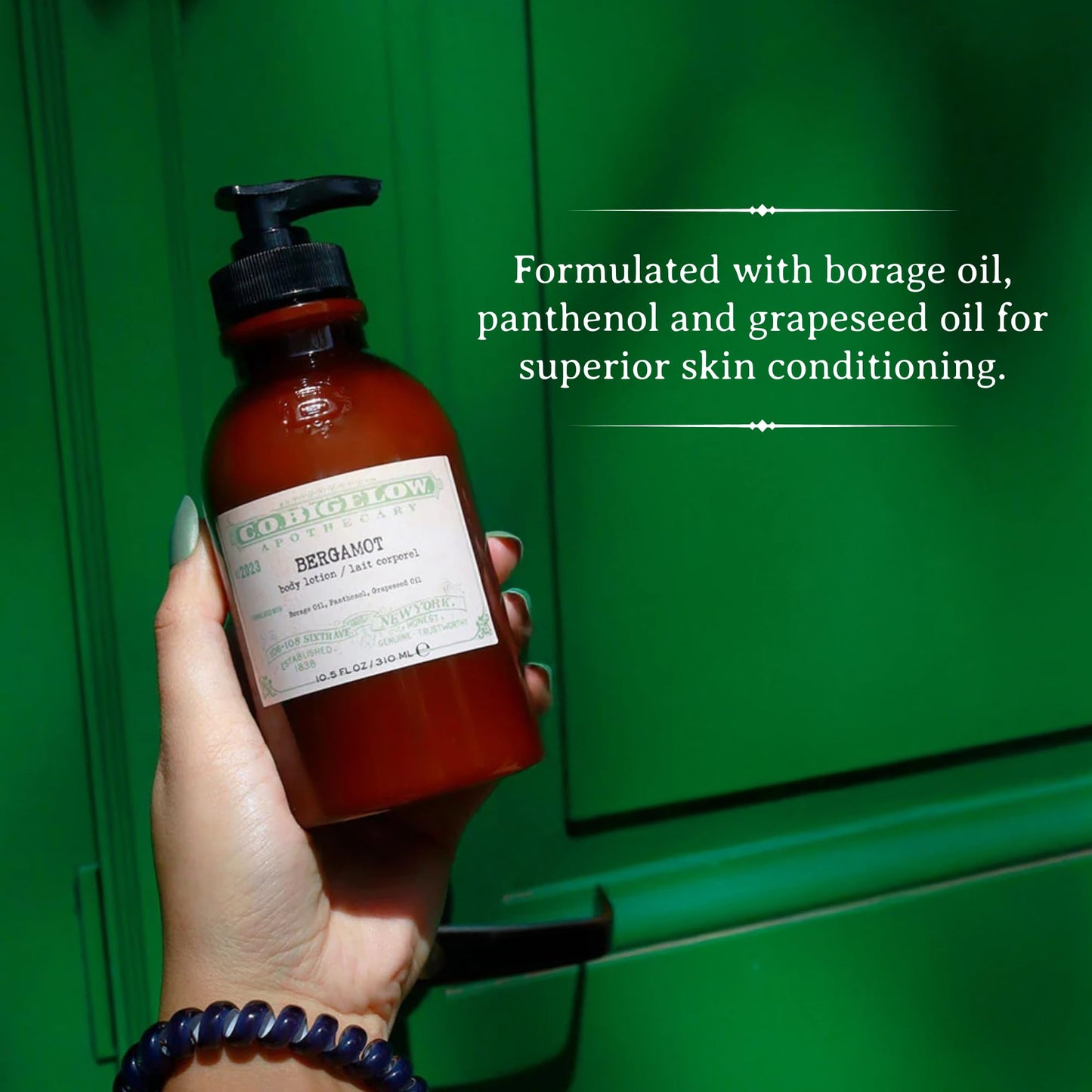 C.O. Bigelow Bergamot Body Lotion, Iconic Collection Moisturizing Body Lotion with Shea Butter, Borage Oil & Grapeseed Oil, 10.5 Fl Oz Beauty & Personal Care C. O. Bigelow