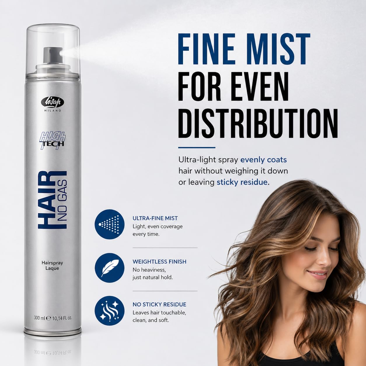 Lisap High Tech Hair No Gas Directional, 300 ml./10.1 fl.oz. Beauty & Personal Care Lisap