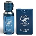Beverly Hills Polo Club BHPC Men's Aqua Eau De Toilette Bonus Pack - 1.7oz EDT & Portable Travel Spray for Everyday Freshness Beauty & Personal Care Beverly Hills Polo Club