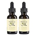 Earthly Body Miracle Oil, 1 fl. oz. - 2 Pack - 100% Natural Tea Tree Oil, Hemp Seed Oil & Vitamin E - Moisturizer, Calms Skin Irritations, Helps Beauty & Personal Care Earthly Body