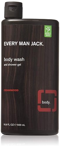 Every Man Jack Body Wash, Cedarwood, 16.9 Fl Oz, Pack of 2 Beauty & Personal Care EVERY
