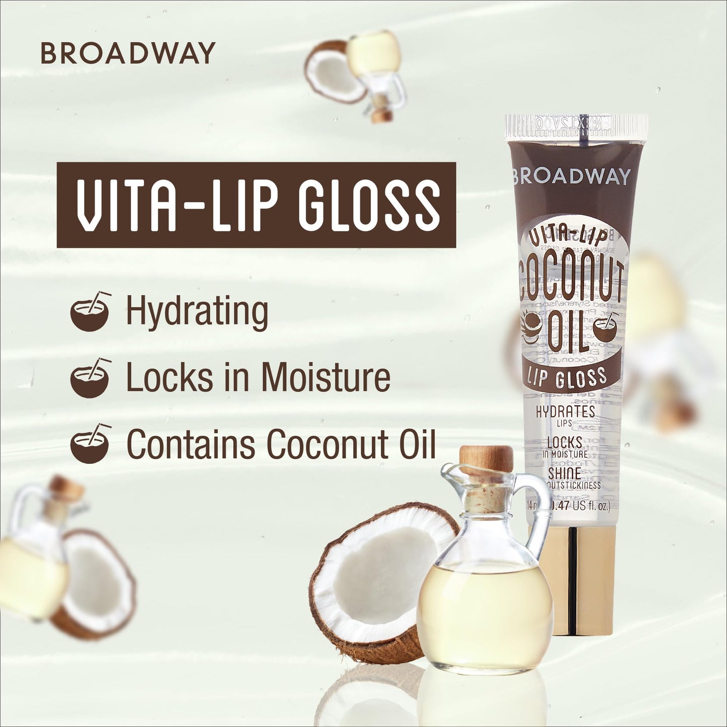 Ruby Kisses Broadway Vita-Lip Tinted & Clear Lip Gloss (10 Pack) Ultra-Hydrating & Soothing Formula, High-Shine Non-Sticky Lip Balm with Mint, Beauty & Personal Care Ruby Kisses