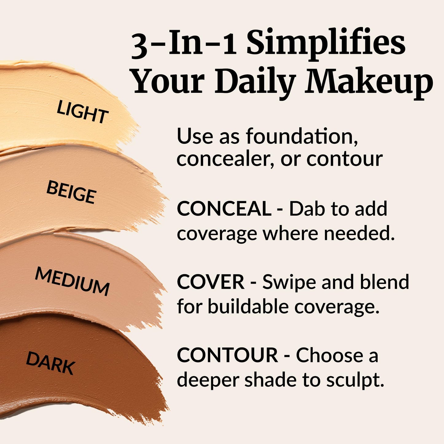Vibriance Complexion Sticks, Foundation for Mature Skin - Natural Beige Beauty and Personal Care Vibriance