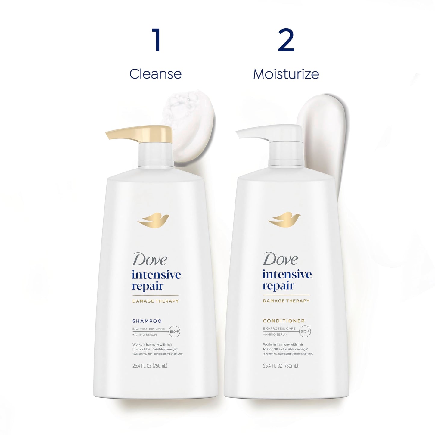 Dove Ultra Care Conditioner Intensive Repair for Damaged Hair Conditioner with Bio-Restore Complex 25.4 oz Beauty & Personal Care Dove