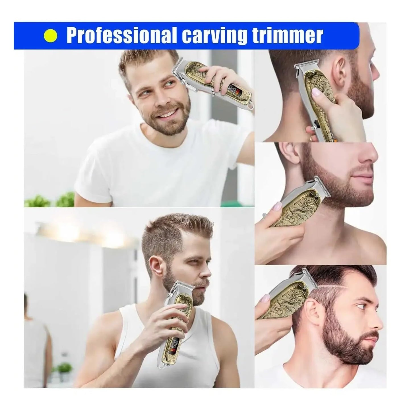 EWKYLSEM Razors HIENA HYN-I012 Electric Hair Clipper Set Professional Hair Trimmer for Men Adjustable Beard & Hair Clipper Electric Barber Hair(Dragon Beauty and Personal Care EWKYLSEM
