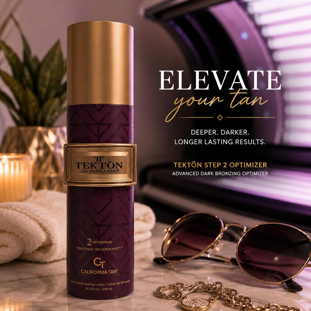 California Tan Optimizer Step 2 Tanning Bed Lotion 8.5 ounces Beauty & Personal Care California Tan