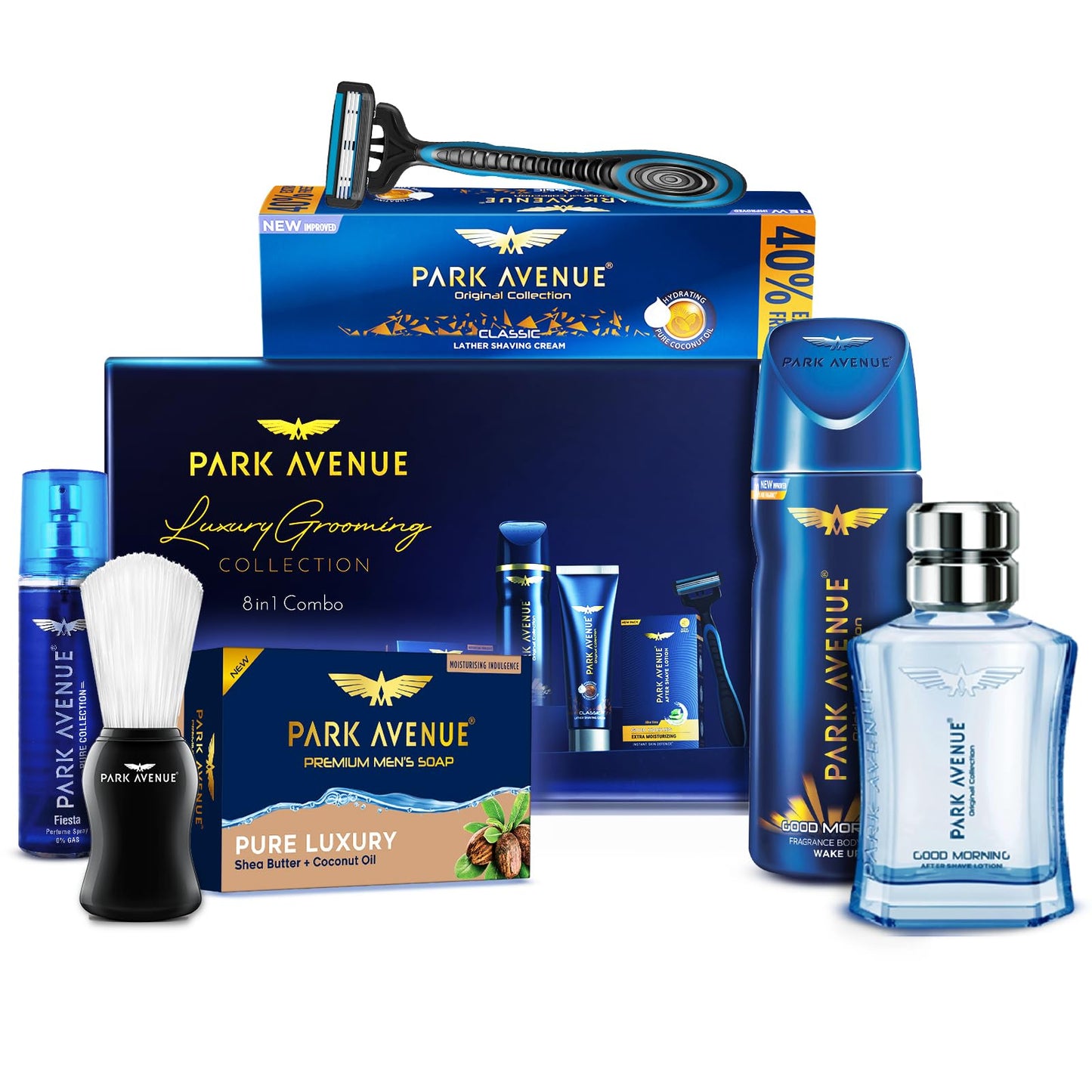 Park Avenue Grooming Kit for Men with Free Travel Pouch Inside Beauty and Personal Care PARK AVENUE