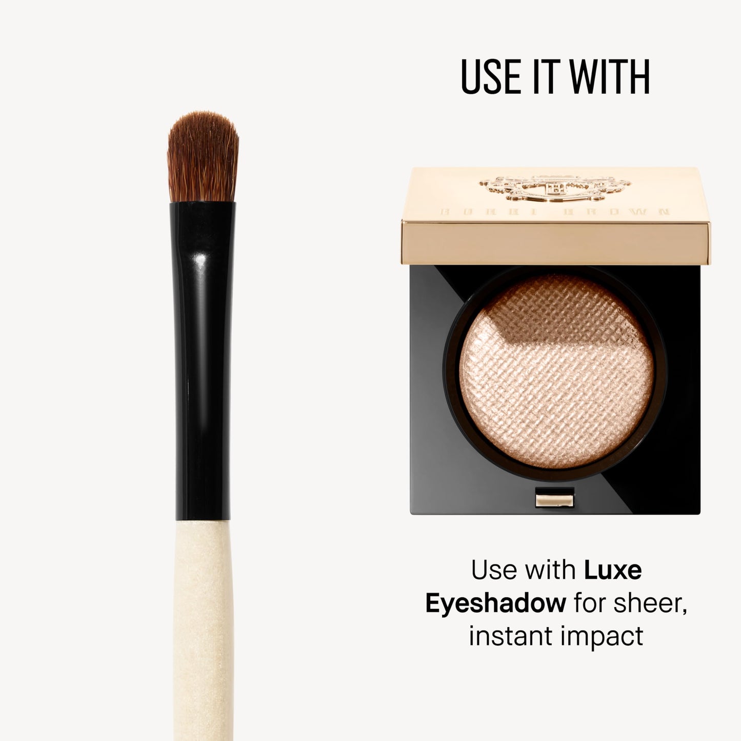 Bobbi Brown Eyeshadow Brush | Rounded, Beveled-Head Makeup Brush For Smooth Eyeshadow Application Beauty & Personal Care Bobbi Brown
