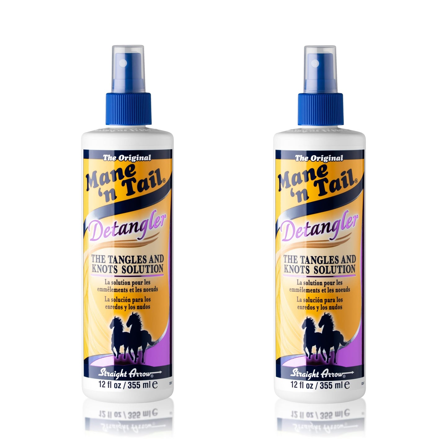 Mane 'n Tail Mane 'n tail detangler 2 pack, Apple Blossom, 24 Fl Ounce Beauty & Personal Care Mane 'n Tail