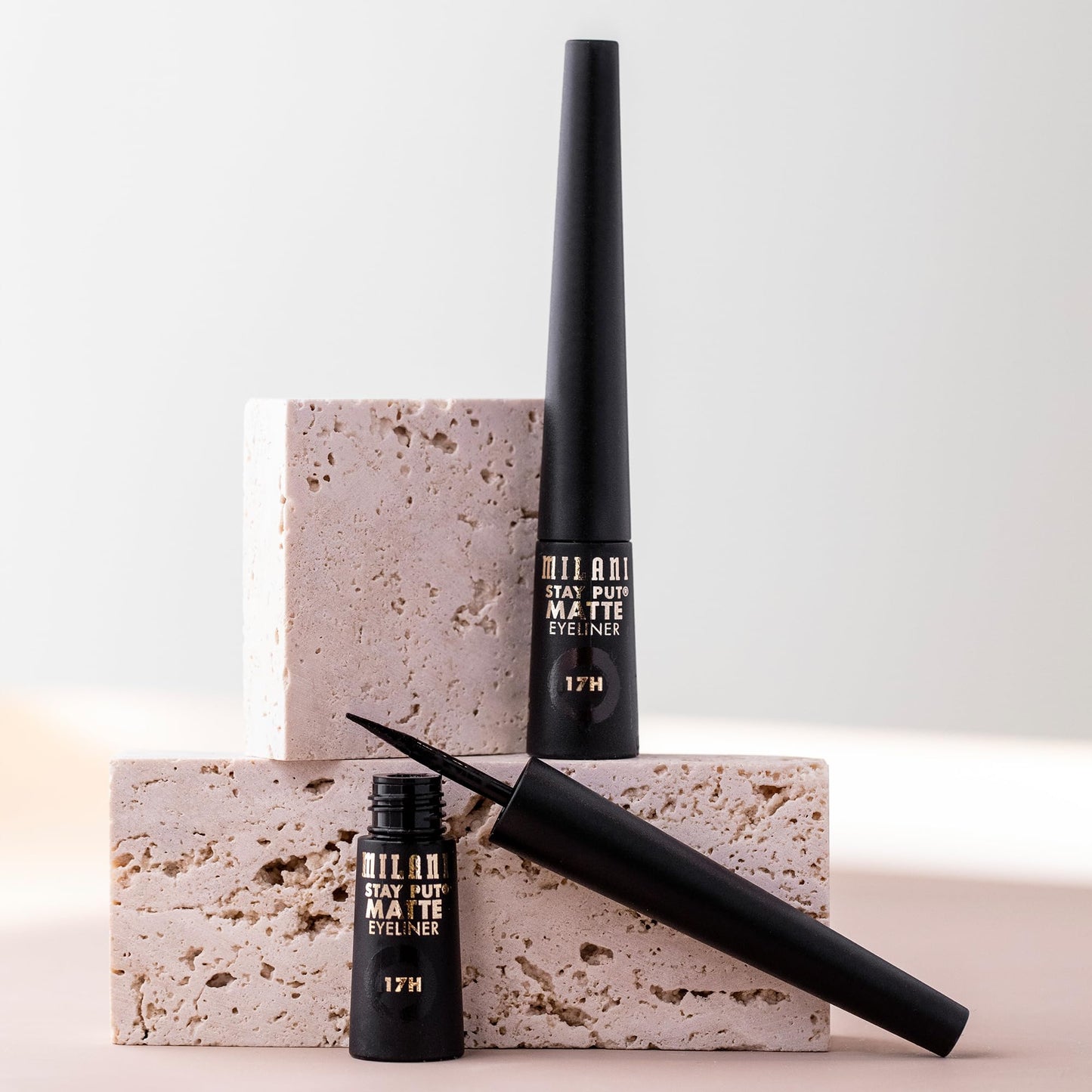 Milani Stay Put Matte Liquid Eyeliner - Black, Waterproof, 17H Wear, Cruelty-Free, Vegan, Smudgeproof, Long Lasting Beauty & Personal Care Milani