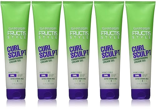 Garnier Fructis Style Curl Sculpt Conditioning Cream Gel 5 oz (Pack of 5) Beauty & Personal Care Garnier