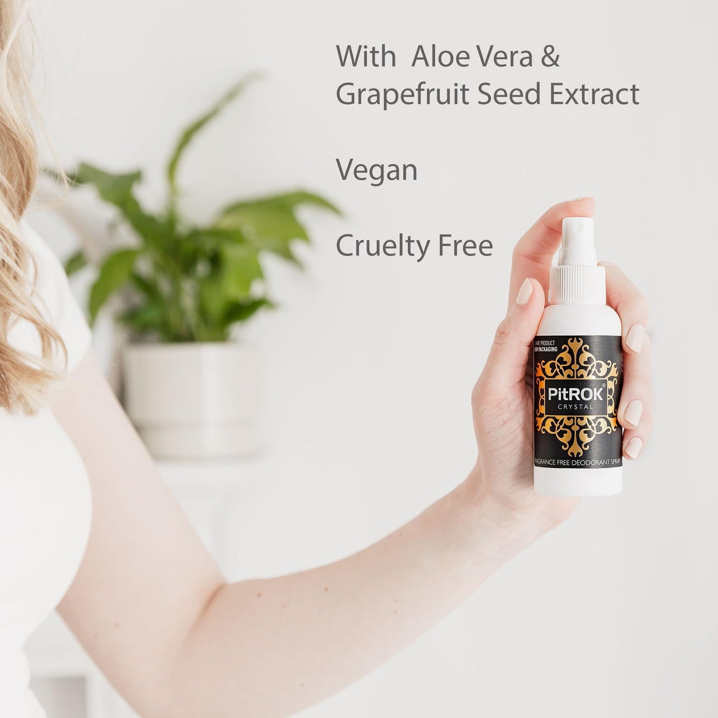 Pitrok Crystal - Natural Deodorant Spray - 100ml Beauty and Personal Care PIT ROK