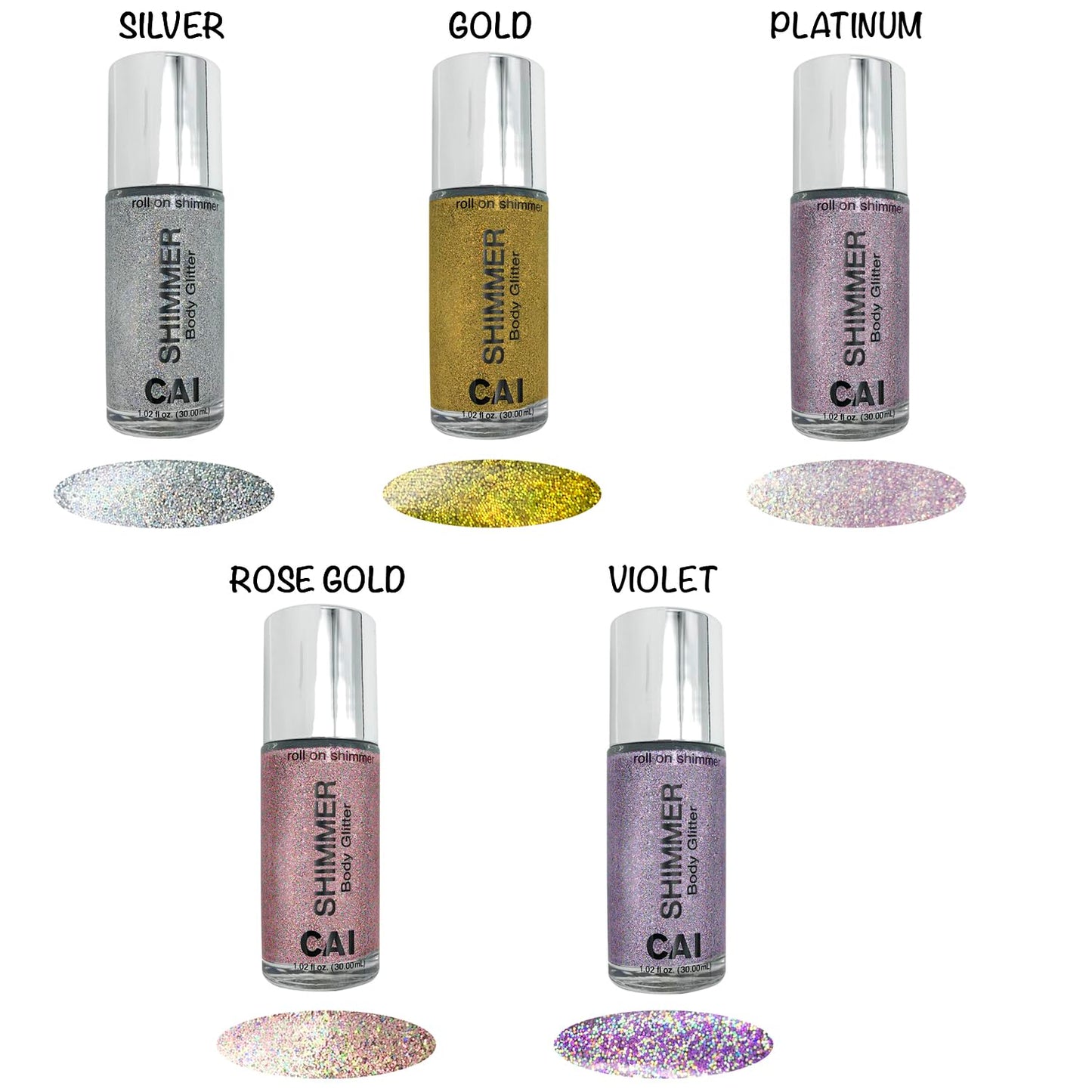 Hair Glitter Gel; Body Glitter & Face Glitter for Women/Kids (1 Pk Stardust Violet) Iridescent Holograph Roll-on 1 oz | Cosmetic-Grade Makeup, Apply Beauty & Personal Care CAI BEAUTY NYC