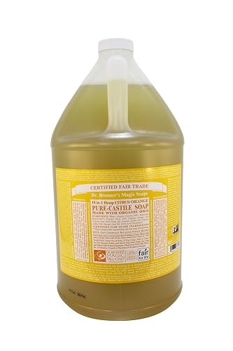 Dr. Bronner's Magic Soaps: Liquid Castile Liquid Soap, Citrus Orange 1 gal Beauty & Personal Care Dr. Bronner's