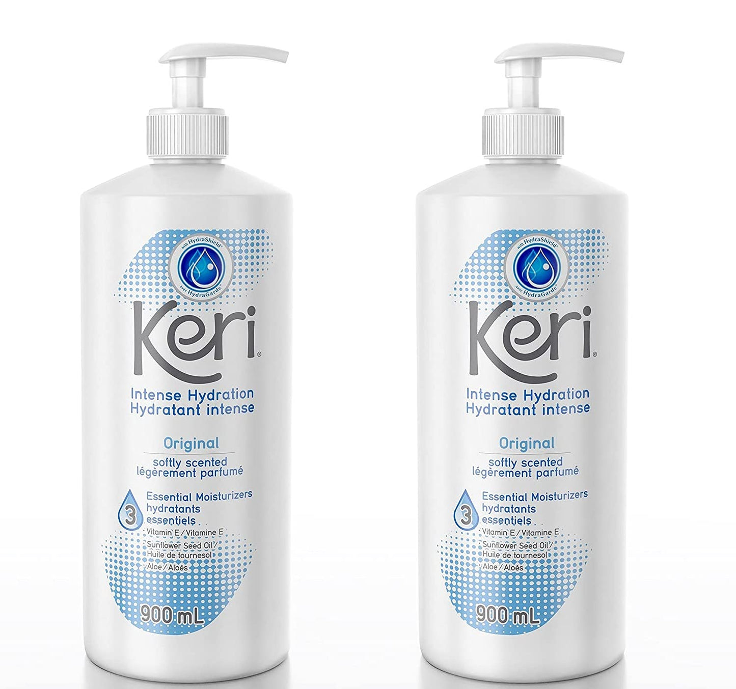 Keri Lotion Original Intense Hydration Softly Scented, 900 mL, 2 Piece Beauty & Personal Care Keri
