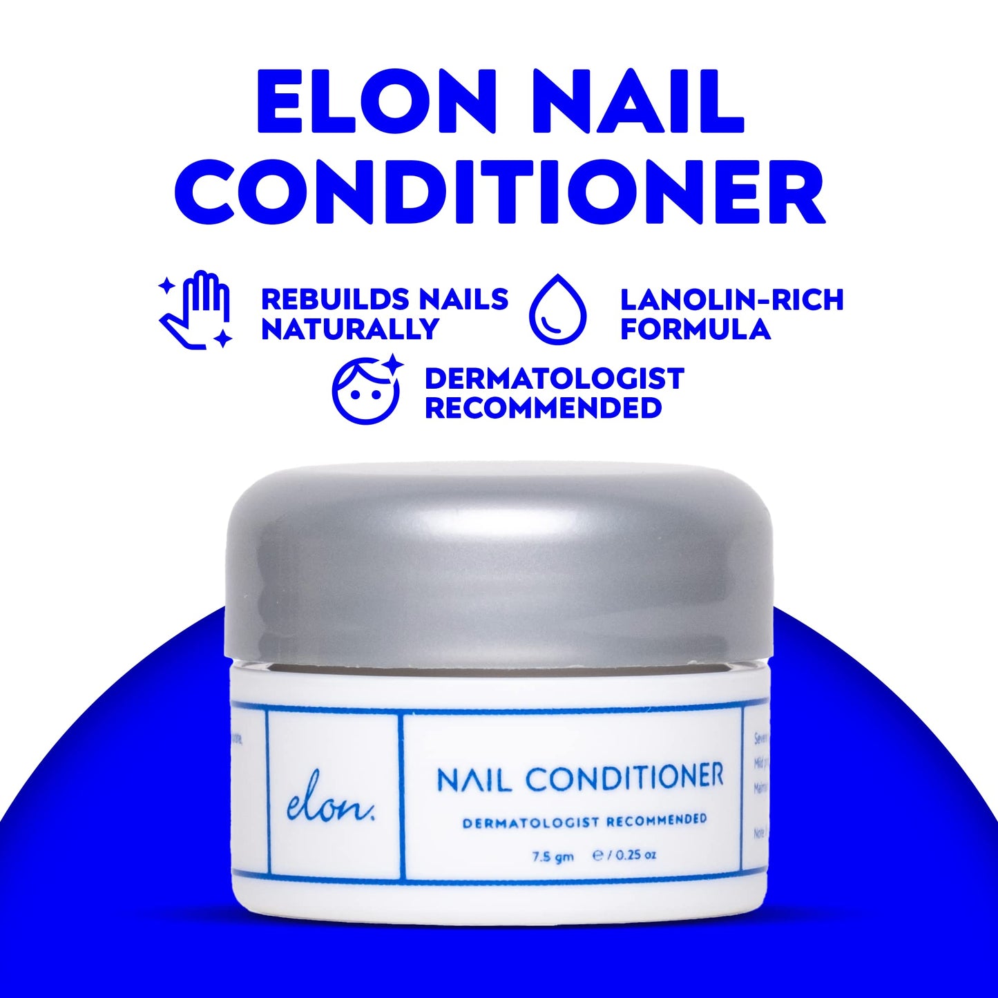 Elon Lanolin-Rich Nail Conditioner, Strengthens Nails & Protects Cuticles, Recommended by Dermatologists & Podiatrists (7.5 g.) Beauty & Personal Care Elon