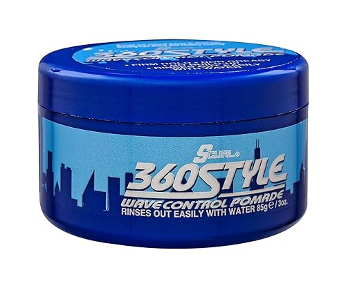 Lusters S-Curl 360 Wave Control Pomade 3 Ounce (88ml) (2 Pack) Beauty & Personal Care Luster's