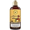 WOW Skin Science Moroccan Argan Oil Shampoo - Sulfate Free Moisturizing Shampoo for Dry, Damaged Hair - For Women & Men Beauty & Personal Care WOW Skin Science