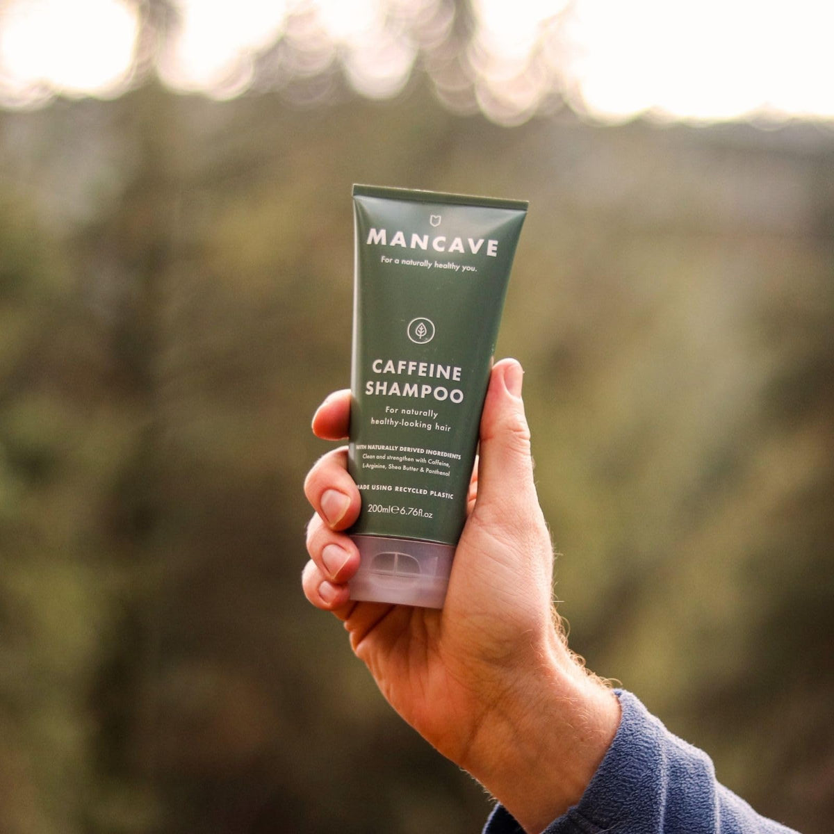 ManCave Natural Caffeine Shampoo 200ml