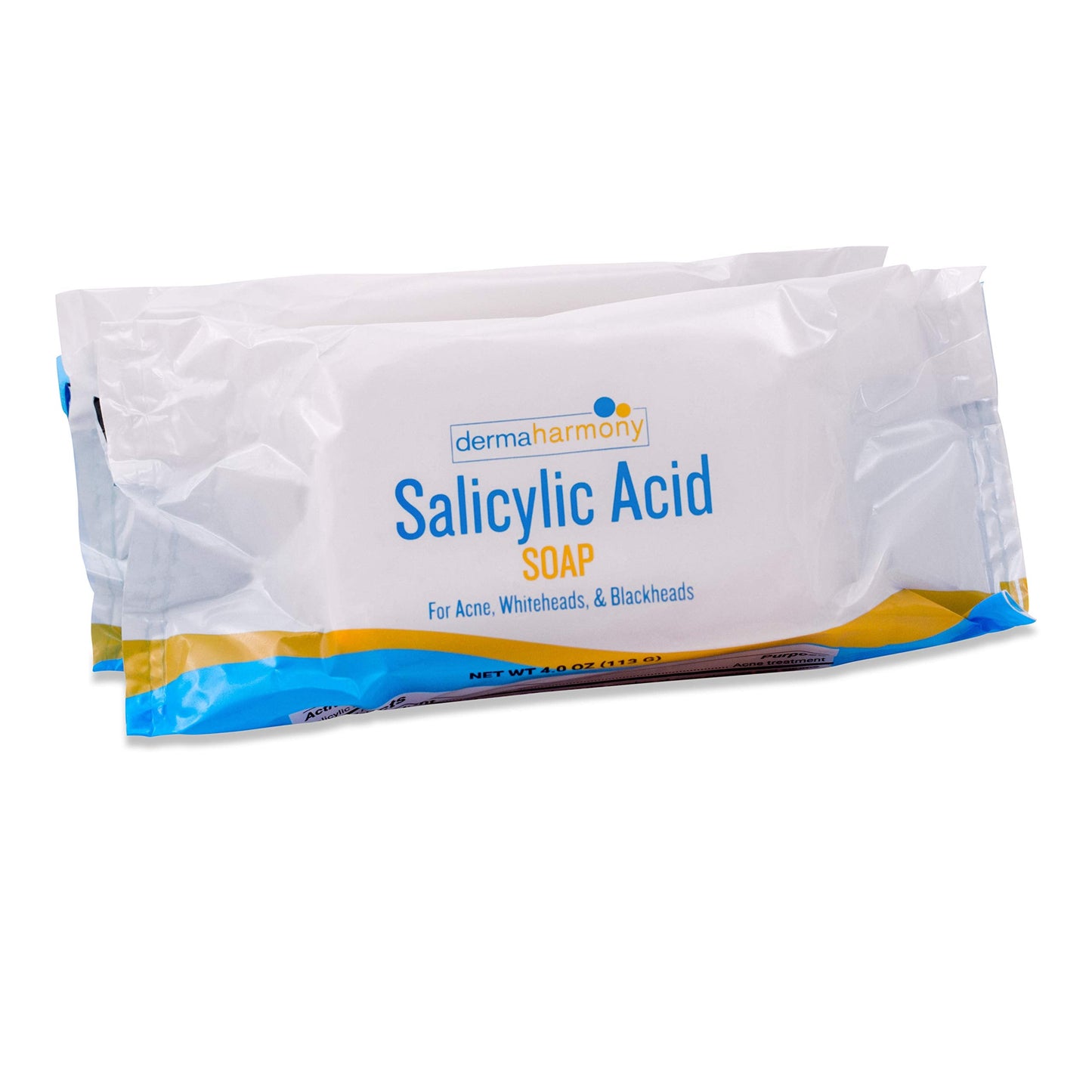 2% Salicylic Acid Soap for Acne by Dermaharmony (Two 4 oz Bars) Beauty & Personal Care Dermaharmony
