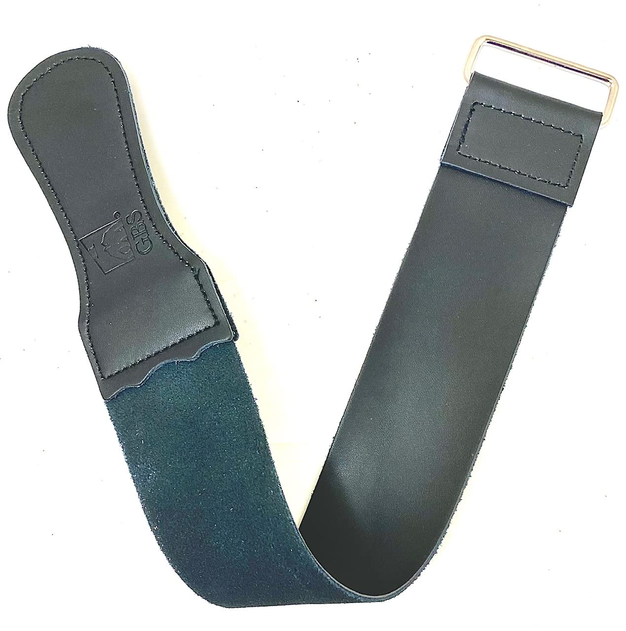 Leather Strop 2" x 18" - Genuine Cowhide Razor Strop for Straight Razor, Knives, Chisels - Double-Sided Barber Strop for Sharpening & Honing - Premium Beauty and Personal Care G.B.S
