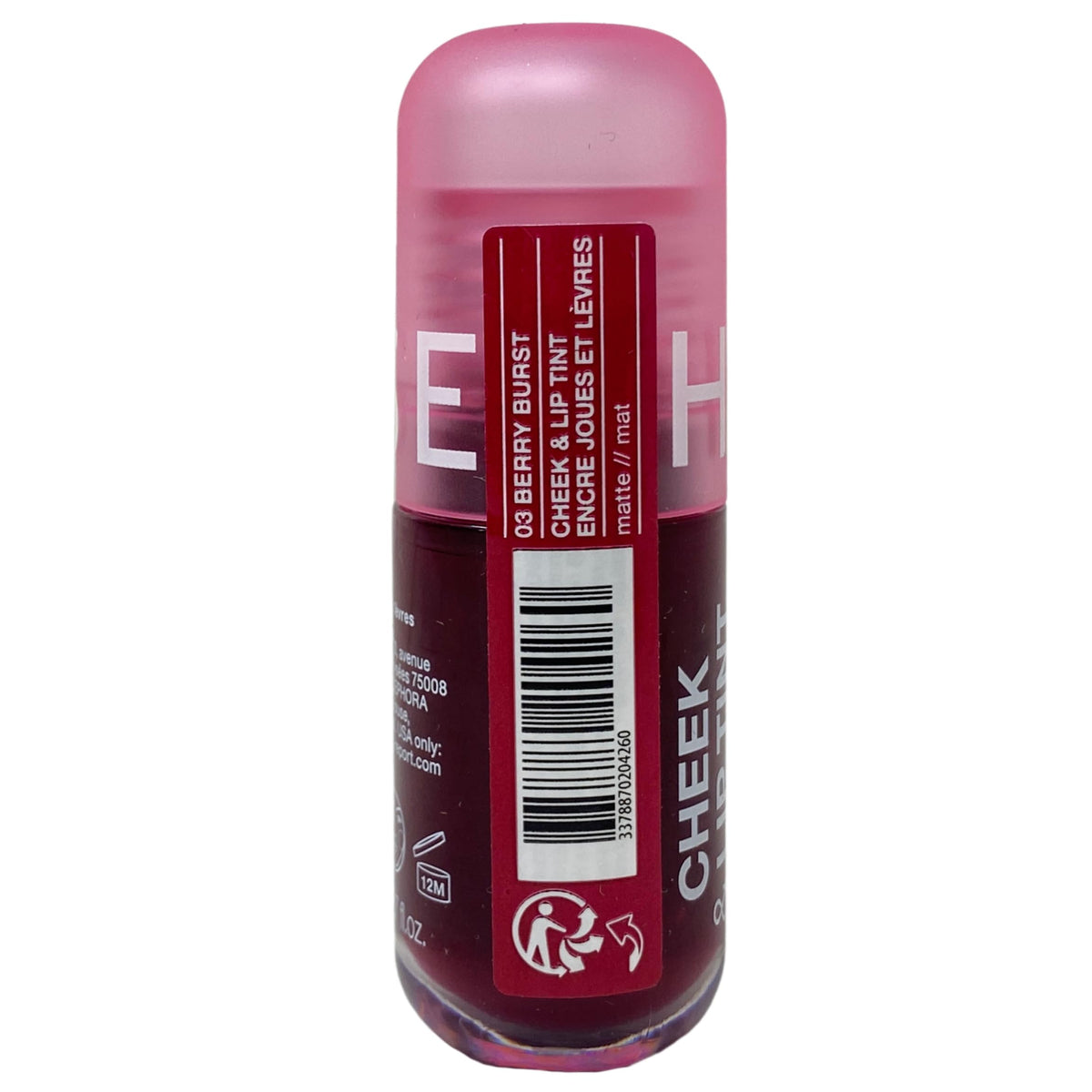 SEPHORA Collection Cheek & Lip Long-Lasting Gel Tint - 03 Berry Burst (8 mL / 0.27 fl oz)