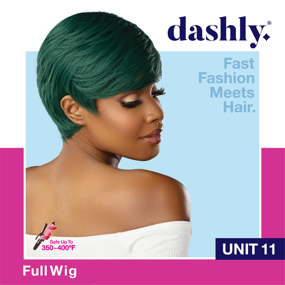 Sensationnel Dashly Wig-Unit 11, DARKGREEN