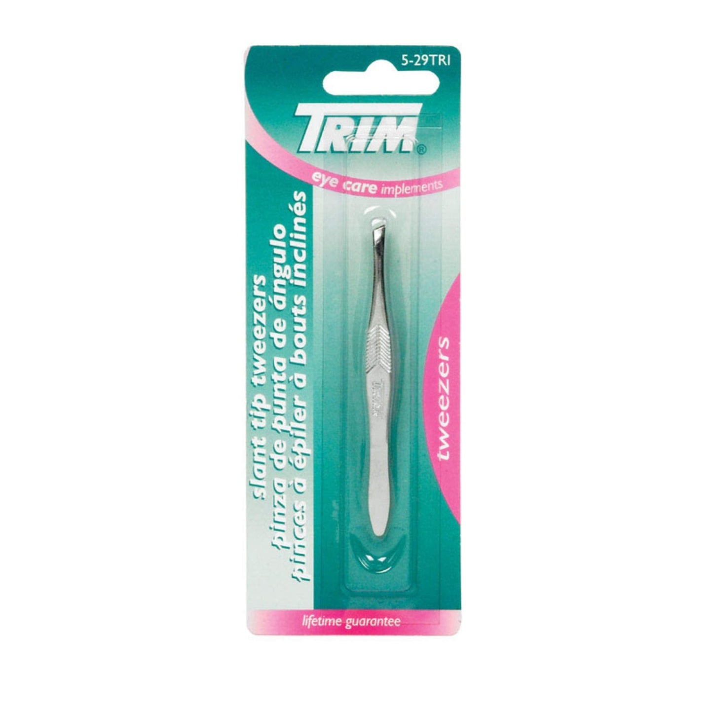 SLANT TIP TWEEZERS CHRM (Pack of 6) Beauty & Personal Care Trim