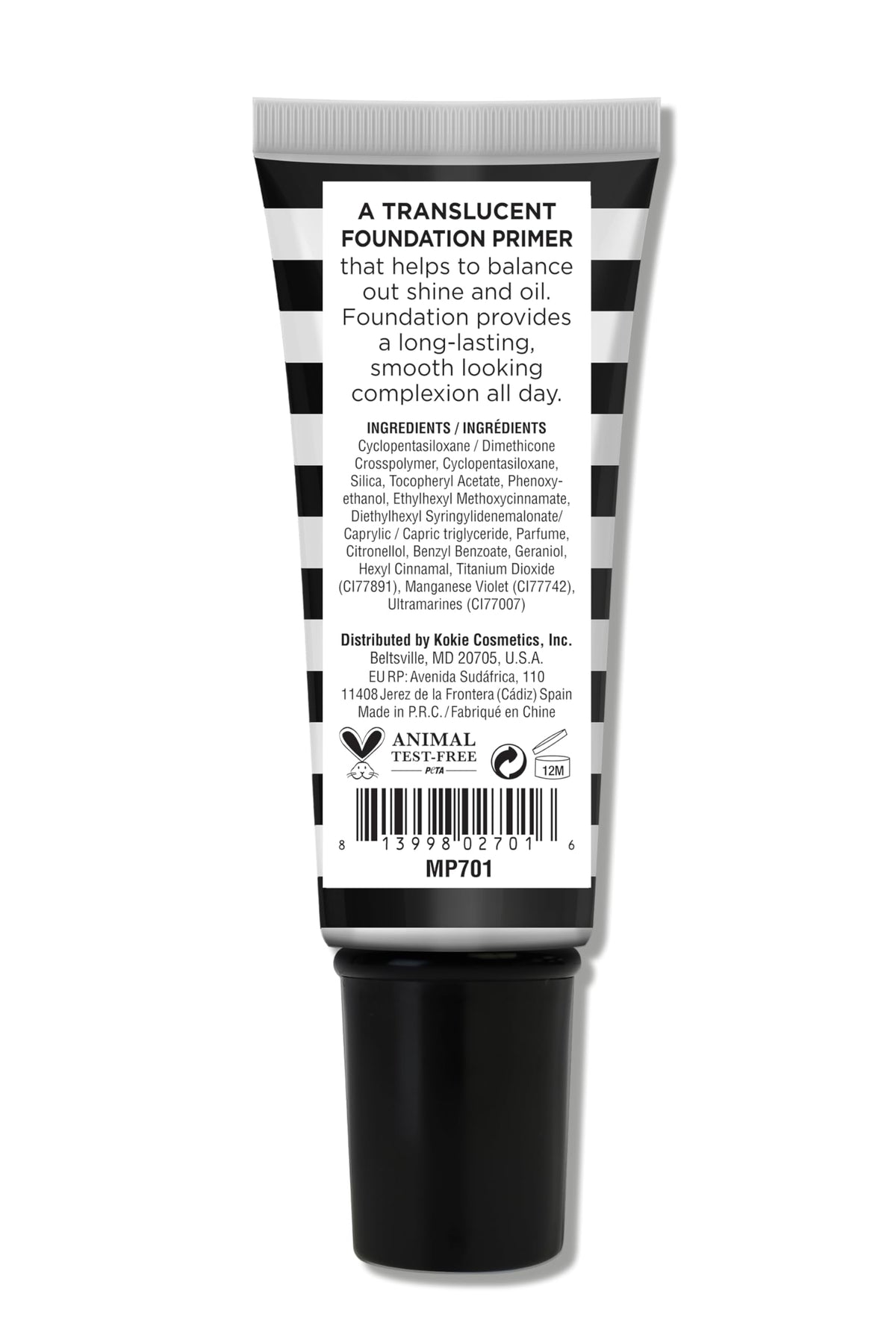 Kokie Professional So Matte Mattifying Foundation Primer .68 Fl Oz