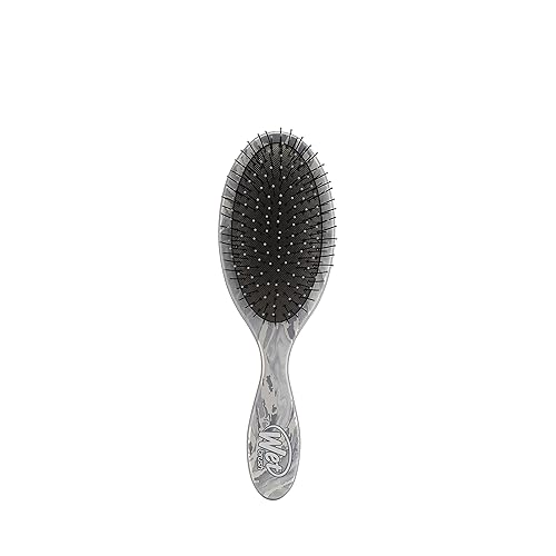 Wet Brush Original Detangler Brush - Metallic Marble, Silver - All Hair Types - Ultra-Soft IntelliFlex Bristles Glide Through Tangles with Ease Beauty & Personal Care Wet Brush
