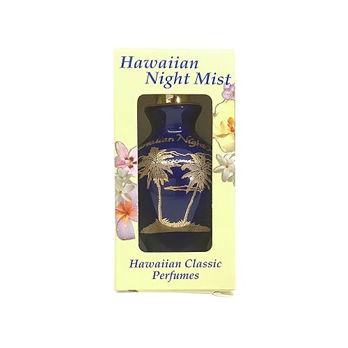 Hawaiian Night Mist Perfume by Edward Bell, Hawaiian Classic Perfumes 0.25 oz Beauty & Personal Care The Hawaiian Classic Perfumes Collection