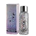JUDEWY Body Glitter Gel, Face Glitter Body Glitter Glitter Liquid Eyeshadow, Face Hair Nail Glitter, Holographic Makeup Festival Glitter Makeup (02) Beauty & Personal Care JUDEWY