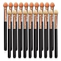 UorPoto Eyeshadow Applicators Double Sided Sponge Tip Foam Reusable?20Pcs Professional Organic Long Handle Washable Makeup Eye Shadow Brush Set Beauty & Personal Care UorPoto