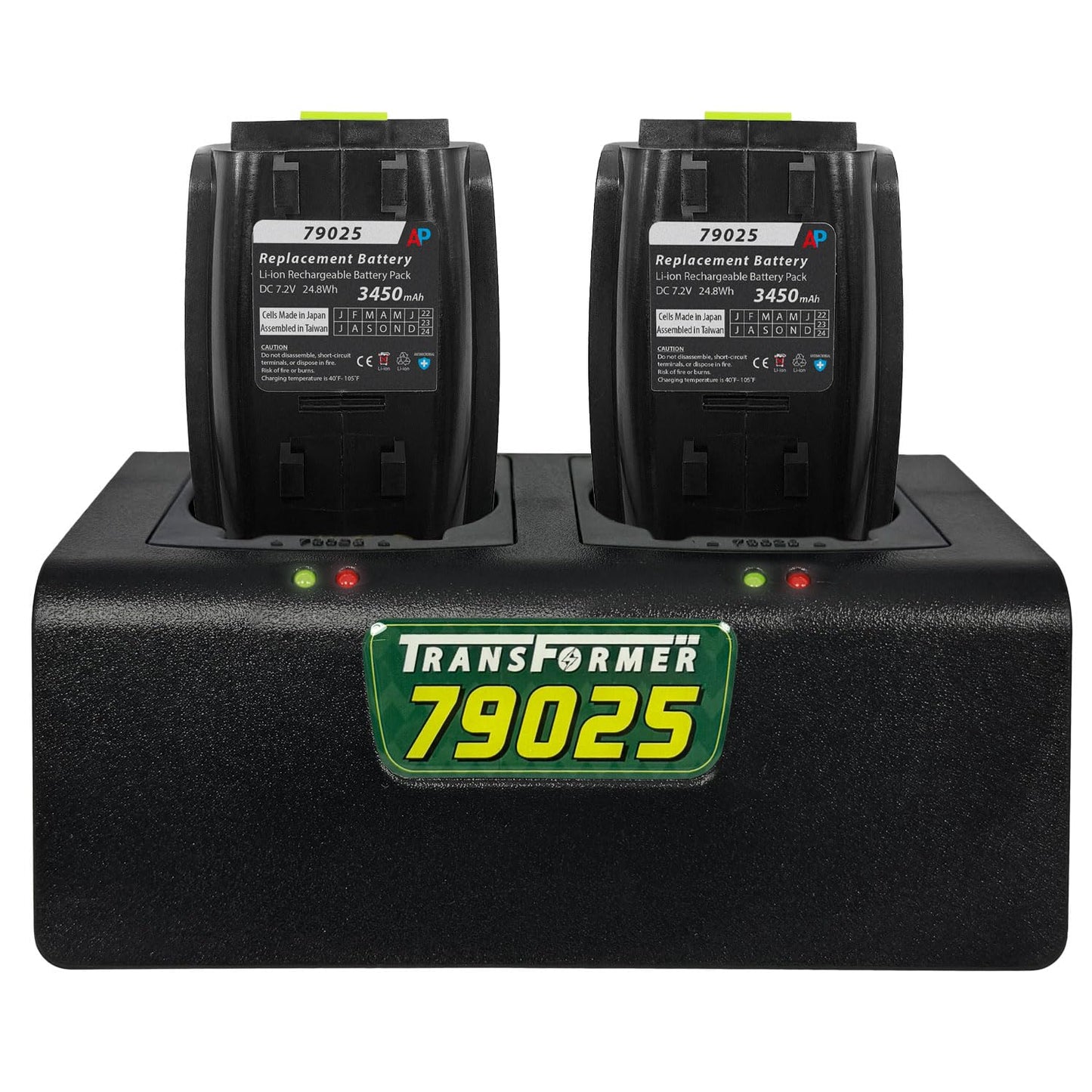 Artisan Power Battery Charger for Two Andis Supra ZR II and Pulse ZR II Clipper Batteries (79025 and DBLC-2) Durable Connectors, LEDs Status and PD Beauty and Personal Care Artisan Power